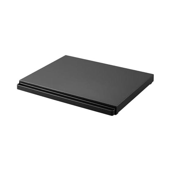 Kitchen Appliance Lower Sliding Table Tower W45 Width 45cm Black Under-Oven Storage Rack Yamazaki Jitsugyo Table Drawer Stove Stand Small Holder