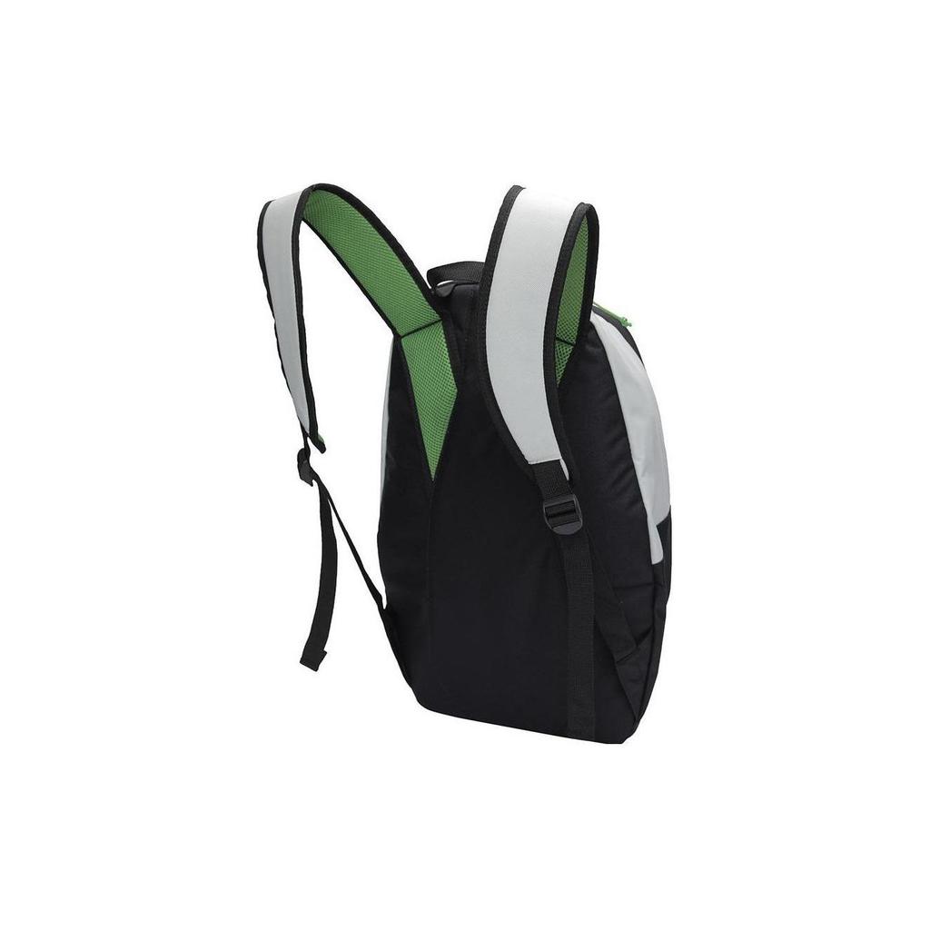 Nike Sports Leisure Logo Zipper Fabric Backpack Men Backpacks Gray Black FN0951020