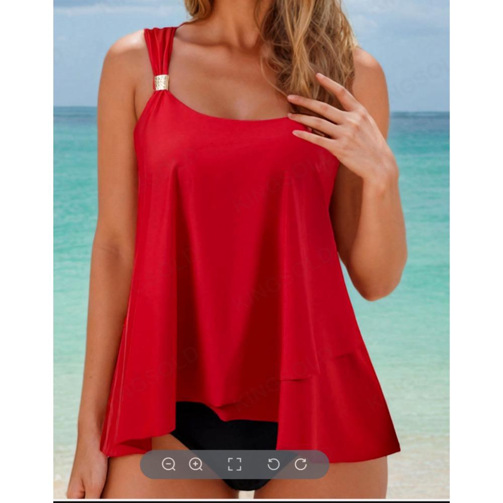Costume da bagno a due pezzi europeo e americano Costume da bagno femminile Sexy Conservatore Nuovo Capelli