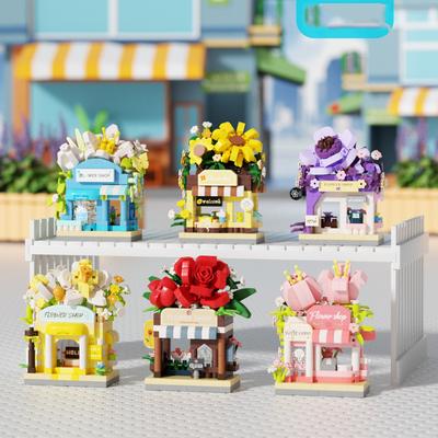 Blumenladen Mini Brock Baukonstruktionsset Für Mädchen Erwachsene Partikelbausteine Steine Pädagogisches Kinderspielzeug Geschenke