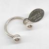 Used [10% OFF Coupon Now Available] TIFFANY&Co. Return To Oval Tag Ag925 Key Ring Silver
