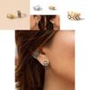 Fashionable Rhinestone Alloy Ear Clips European American Style For Women