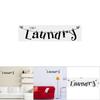Black PVC Wall Sticker Decal, Removable Reusble for Home Laundry Quote  Art Room Decoration Wall Decor 15 X 60cm