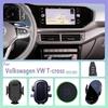 For Volkswagen VW T-Cross 2019-2023 Car Phone Holder Wireless Charging Magnetic Phone Holder Car Magsafe Support Accessories