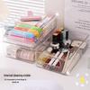 Transparent Acrylic Cosmetic Storage Box for Desktop and Skincare Essentials