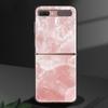 Gold Pink Rose Glitter Hearts Luxury Black Hard Case For Samsung Z Flip Z Flip3 Phone Case For Galaxy Z Flip 5G Foldable Cover
