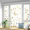 PVC Eid Mubaraks Wall Stickers Waterproof Wall Decals for Festive Event