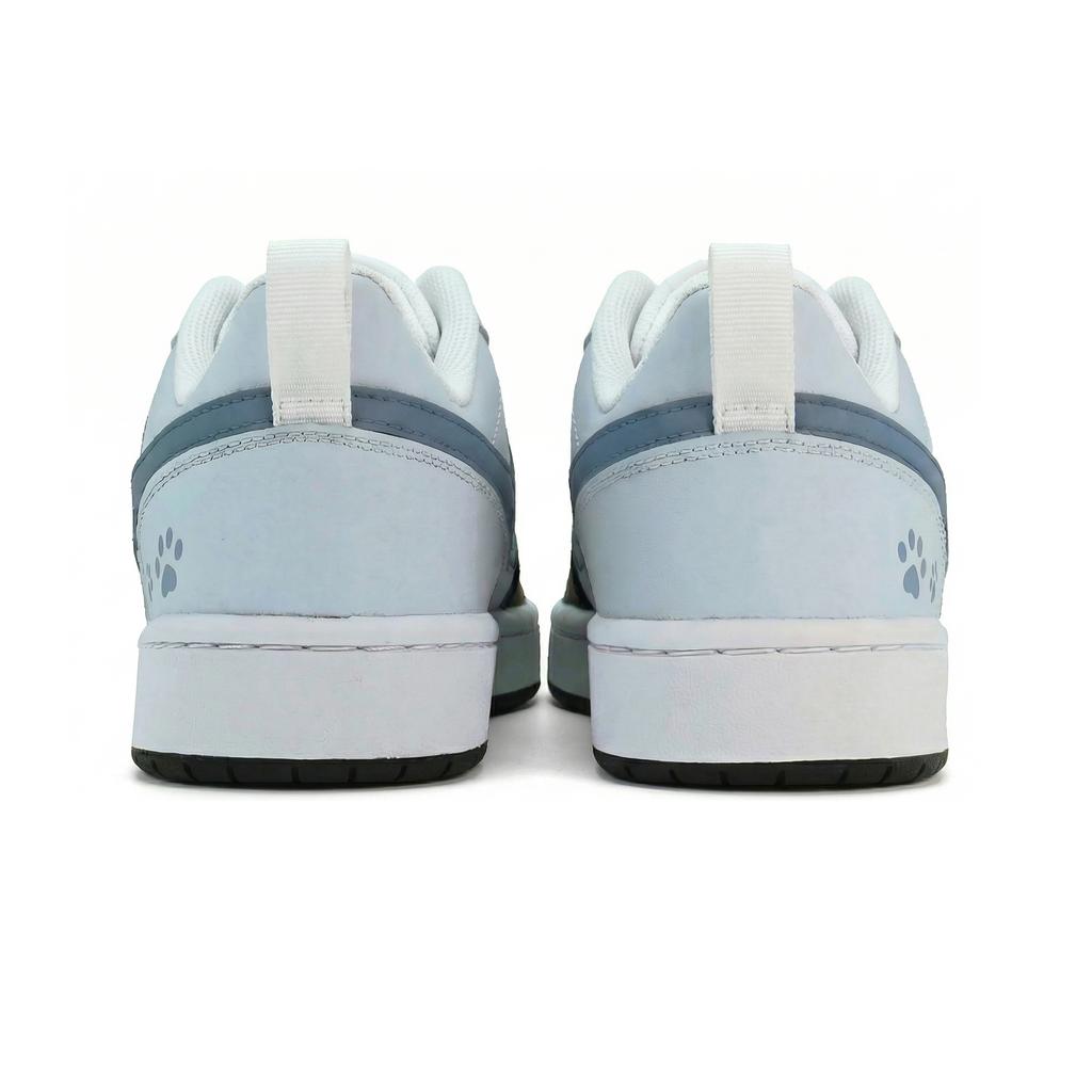 Nike Court Borough Moon Sets On The Blue Tide Abrasion Resistant Lightweight Low top Skateboard Shoes Women's DV5456-131(Team2034-)