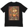 Aztec Garfield Warrior T-Shirt, Funny Tribal Cat Shirt, Ancient Jaguar Cat Graphic Tee