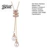 Extended Chain Necklace Adjustable Long Pendant with Extender Minimalist Alloy