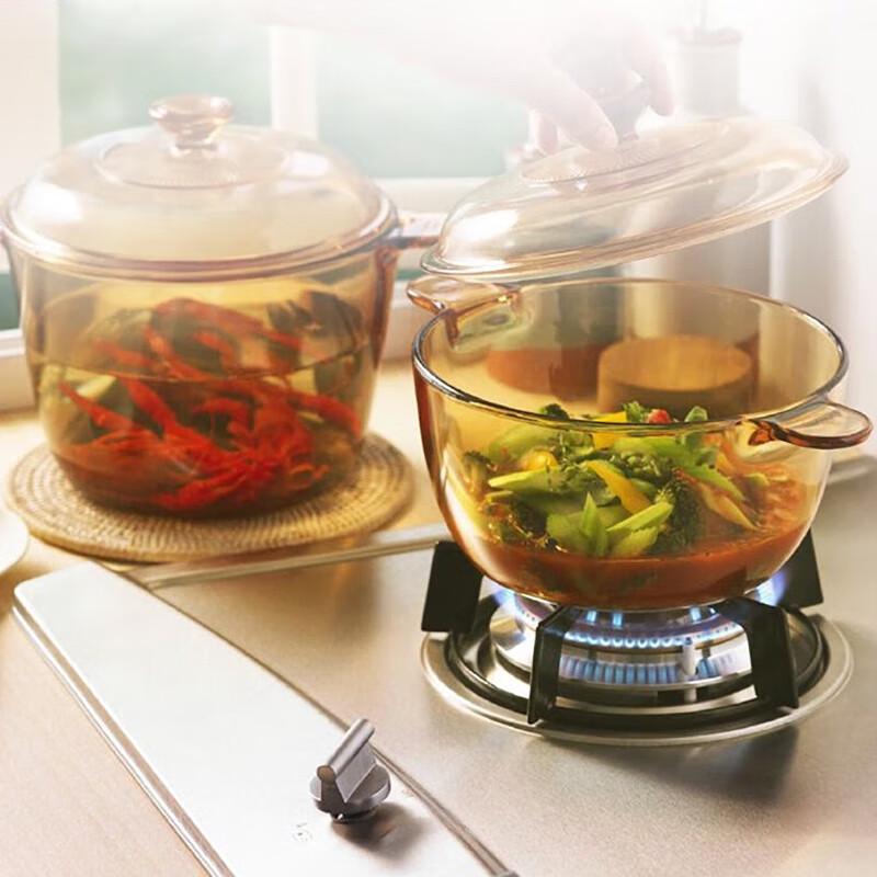 VISIONS Kookpot van helder glas