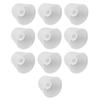10pcs Replacement Earbud Silicone Cone Shaped Earbud Tips Set for Hearing Amplifier