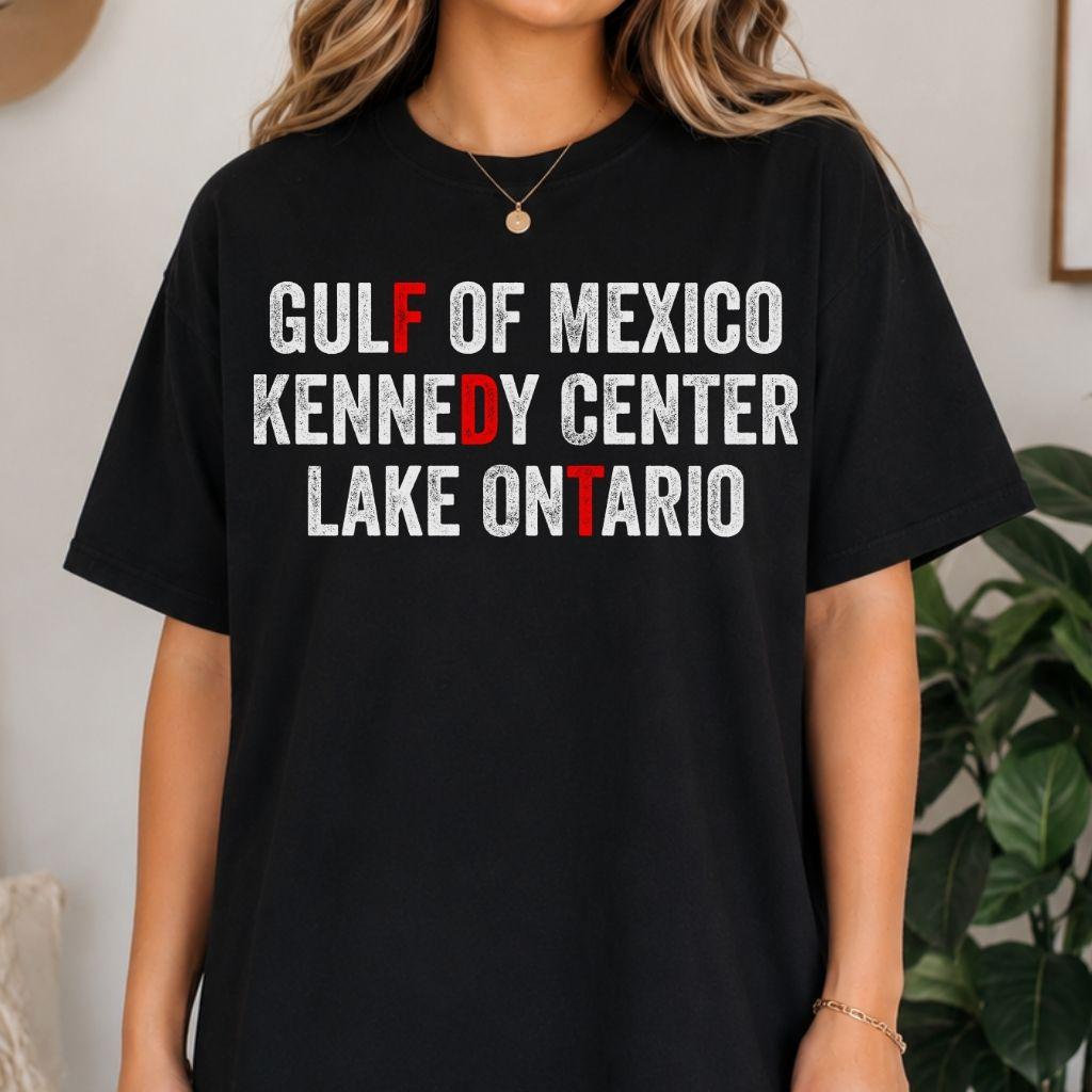 Gulf of Mexico Kennedy Center Lake Ontario Shirt, Ontario Canada EST 1656 Tee