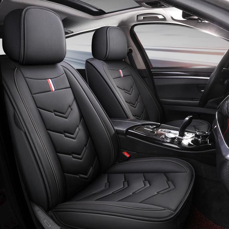 Universal Four Seasons Leather Car Seat Cover - Full Surround Cushion