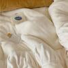 Home Textile Winter Warm Lambswool Duvet Cover Bed Sheets and Pillowcases 4pcs Set Thick Coral Velvet Thin Comforter Bedding Set