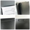 Folding Nursing Clipboard for Students Nurses Doctors 2 Layer Foldable Clipboard Pocket Writing Pad with Elastic Band