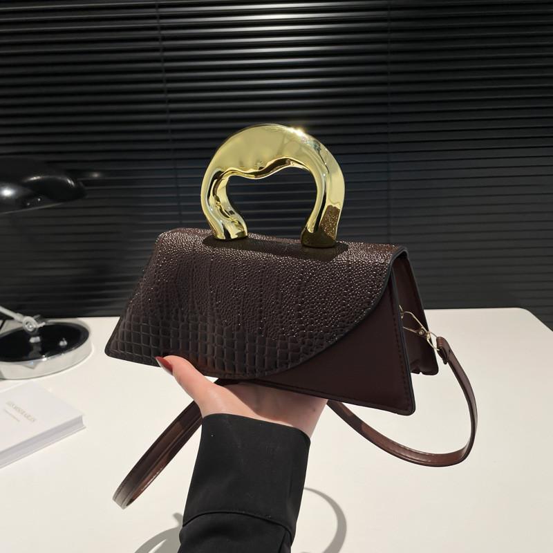 Contemporary Stylish Pu Small Square Shoulder Bag Trendy Casual Handbag For Women