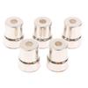 5PCS Microwave Oven Repair Caps Stainless Steel Magnetron Antenna Covers for Small Appliance Replacement Jobs at Home