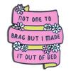 Fun Fun Quotes Alloy Brooch Cartoon Brooch Badge Metal Backpack Sweater Accessories Gifts Spot Wholesale
