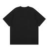 Unisex Oversized Cotton T-Shirt With Geometric Print Round Neck Short Sleeve Casual Top