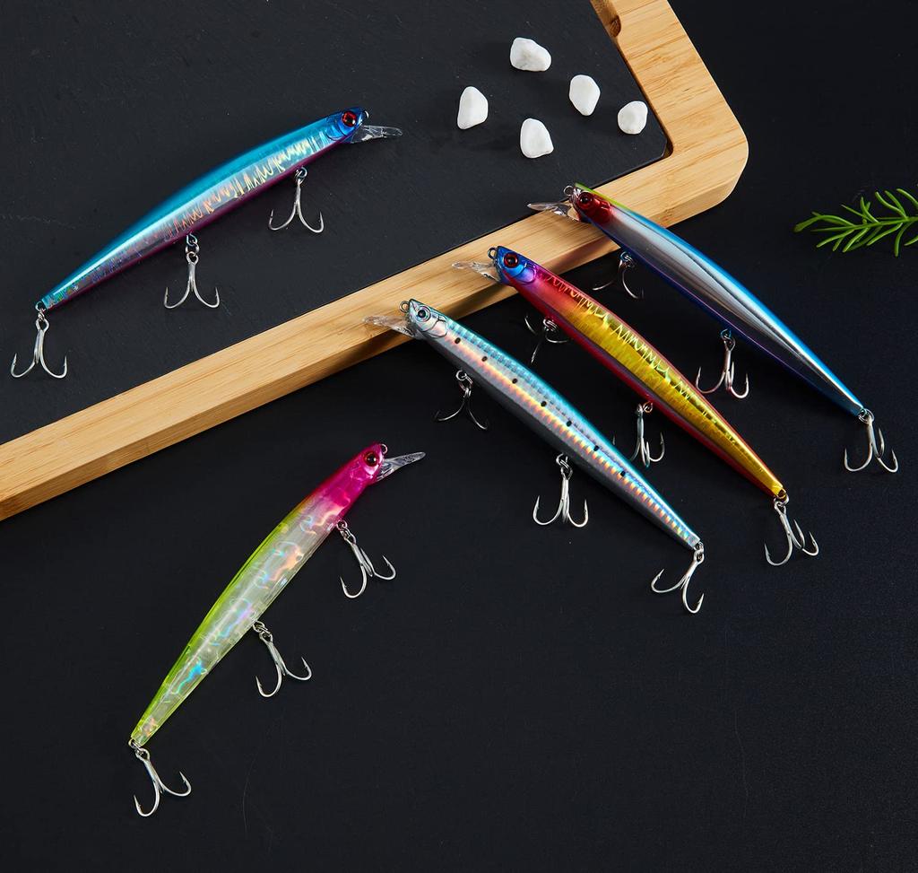 KOKO Lure KK140S 23g Sinking Minnow for Sea and with Shifting Center of Gravity #6 Minnow, Bass, Bluefish, Flounder, Tungsten-Based