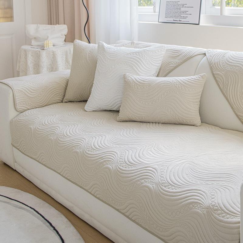 

Подушка для дивана, универсальный нескользящий чехол на четыре сезона, полотенце, белая подушка, легкая роскошная подушка, кожаный чехол для дивана, тканевый чехол 70*70cm