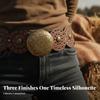 Faux Leather Belt Grunge with Ornamental Buckle Goth for Festivals