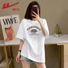 Damen Kurzarm-T-Shirt aus reiner Baumwolle