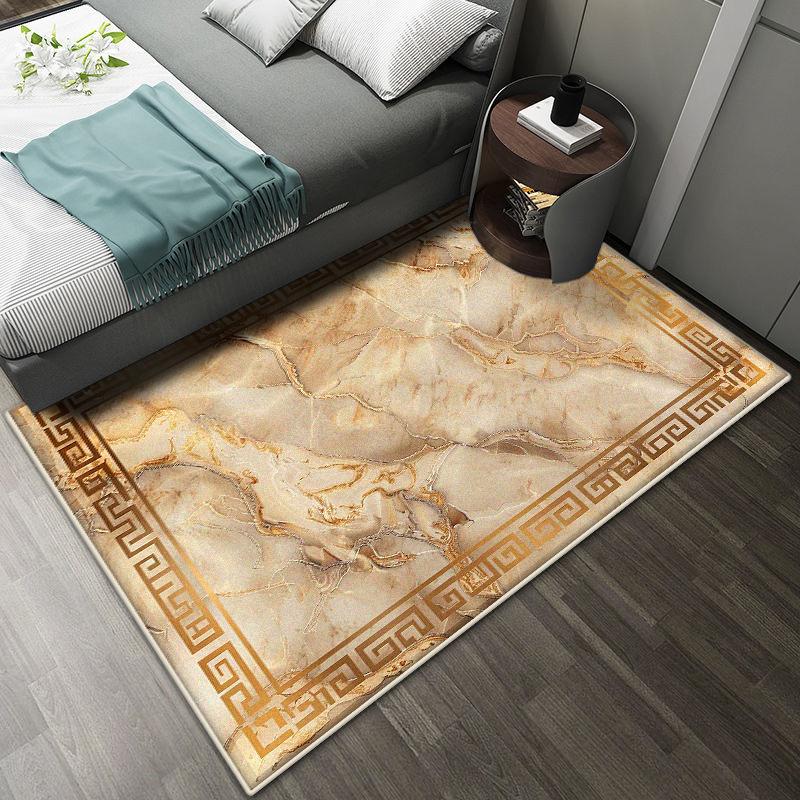 Large Living Room Carpet Modern Non-slip Decoration Bedroom Luxury Rug Easy Clean Room Decoration Home Mats Bedside Mat Washable