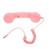 Retro Phone Handset Type C Wired Telephone Handset Handheld Receiver with Mic and Spker for Conference Call