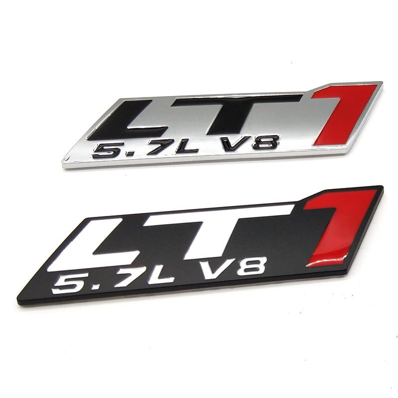 Car Modification 5.7L 6.7L 6.8L Car Stickers LT1 LT9 LS3 Car Standard Displacement Standard Car Tail Standard Suitable for HEMI