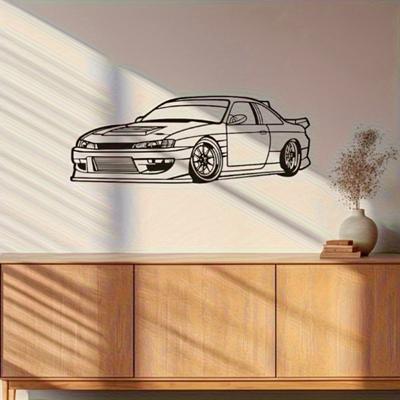 Premium Metal Car Wall Art Automotive Decor for Home Office Bedroom Unique Gift Car Enthusiast Stylish Design Decorative Sign