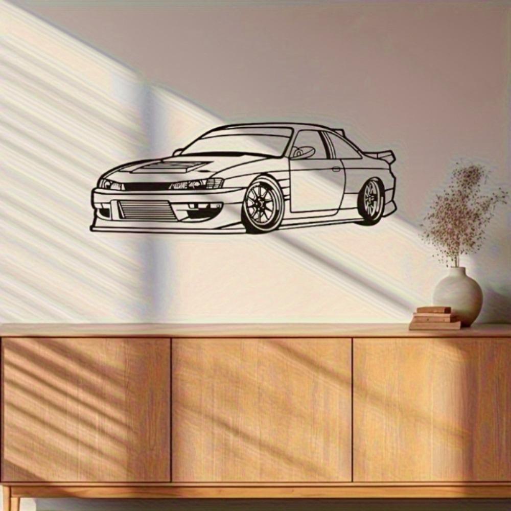 

Premium Metal Car Wall Art Automotive Decor for Home Office Bedroom Unique Gift Car Enthusiast Stylish Design Decorative Sign 40*14.6