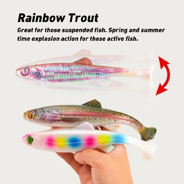 19cm/63g Simulation Baits Soft Swimming Lures Slow Sinking Lures Artificial Fish Lures Swimbaits Soft Fishing Baits
