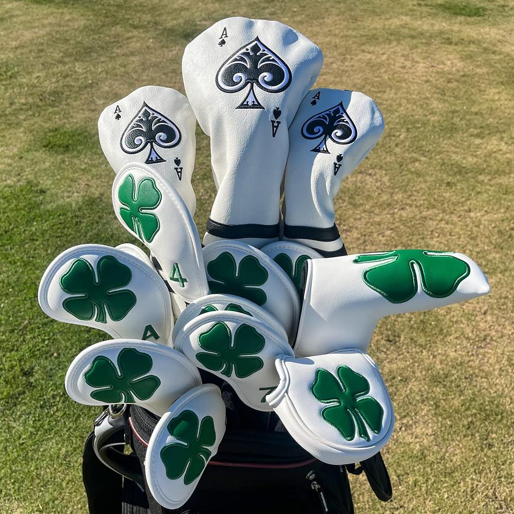 Golf iron golf iron head set of golf club head covers for PU leather iron head golf iron golf club covers for iron head covers with Velcro closure