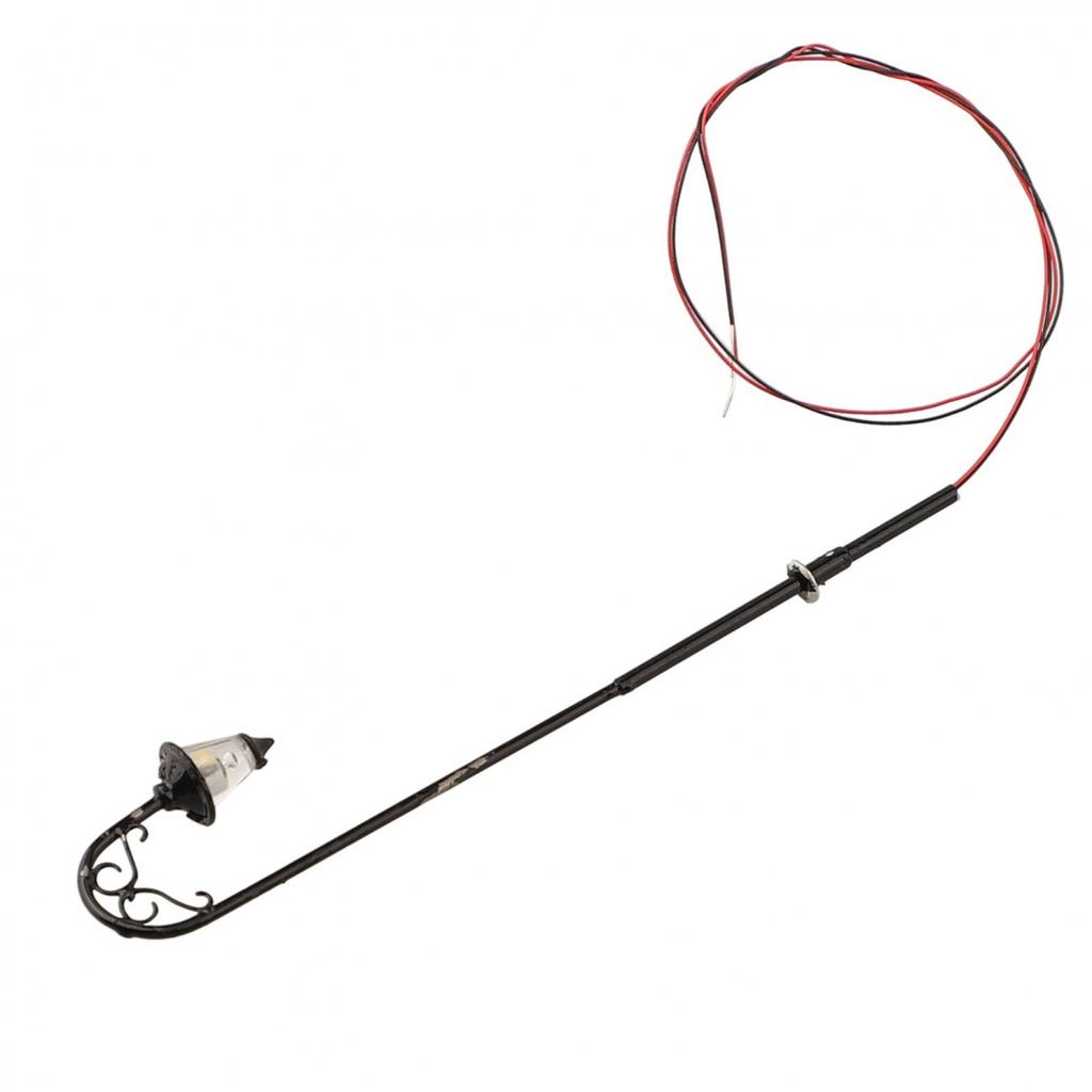 Model H0 Gauge Light Park Lanterns Set & Resistors 10* 1:87