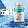 Omega-3 Tiefseefischöl-Kapseln, 1000 mg, Formuliert, Enthält Vitamin E, Hohe Reinheit, Geeignet für Männer und Frauen