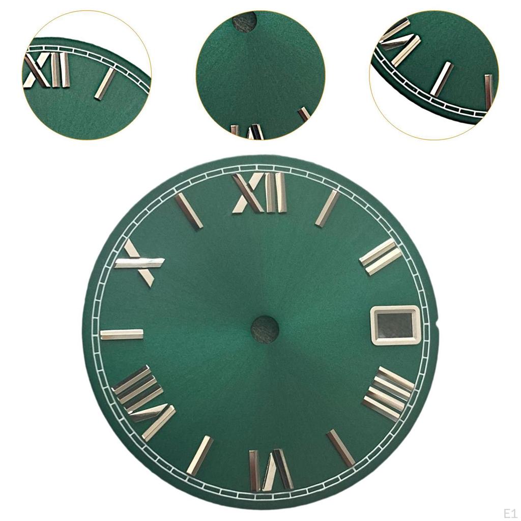 28.5mm Roman Numerals Dial Metal Component for NH36 Movement