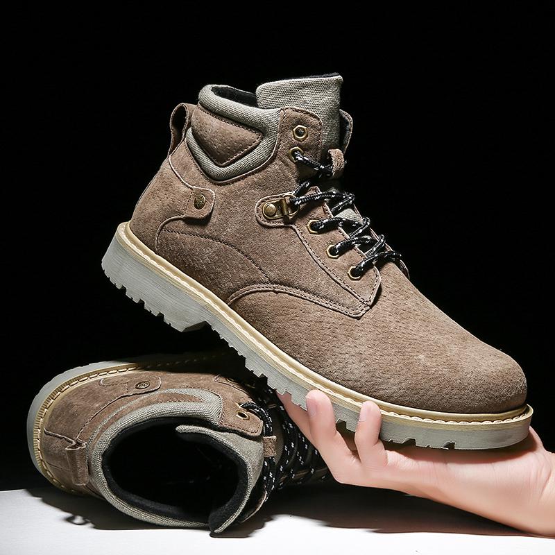 Retro Leder Gummisohle Herrenstiefel 2022 Sommer Neueste Herren Freizeitschuhe Bequeme Rutschfeste Abriebfeste Sohle Herrenschuhe