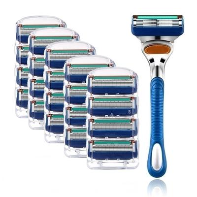 Aparat de ras cu lama cu 5 straturi Super Sharp pentru barbati (1 mâner) 4/8/12/16/20 BUC accesorii pentru cuțite