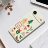 For iPhone 17 Air Case Christmas Snowman Pattern Printing Straight Edge TPU Phone Back Cover