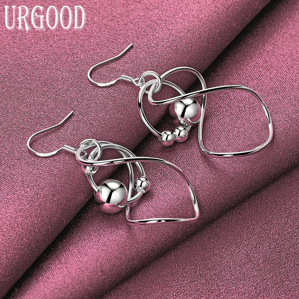 925 Sterling Silver Fashion Pendant Earrings Wedding Jewelry