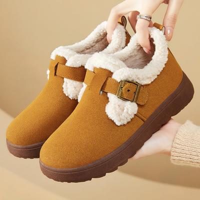 Cotton Shoes, Women's Shoes, Cold Resistant Shoes, Warm Shoes, Snow Shoes, Short Boots, Thickened Velvet, Women's Boots, Soft Soled Shoes
