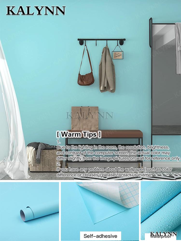 Width Peel and Stick Wallpaper Solid Color Contact Paper Self-Adhesive Sticker Wall Furniture Covering Vinyl Rolls 1-10m