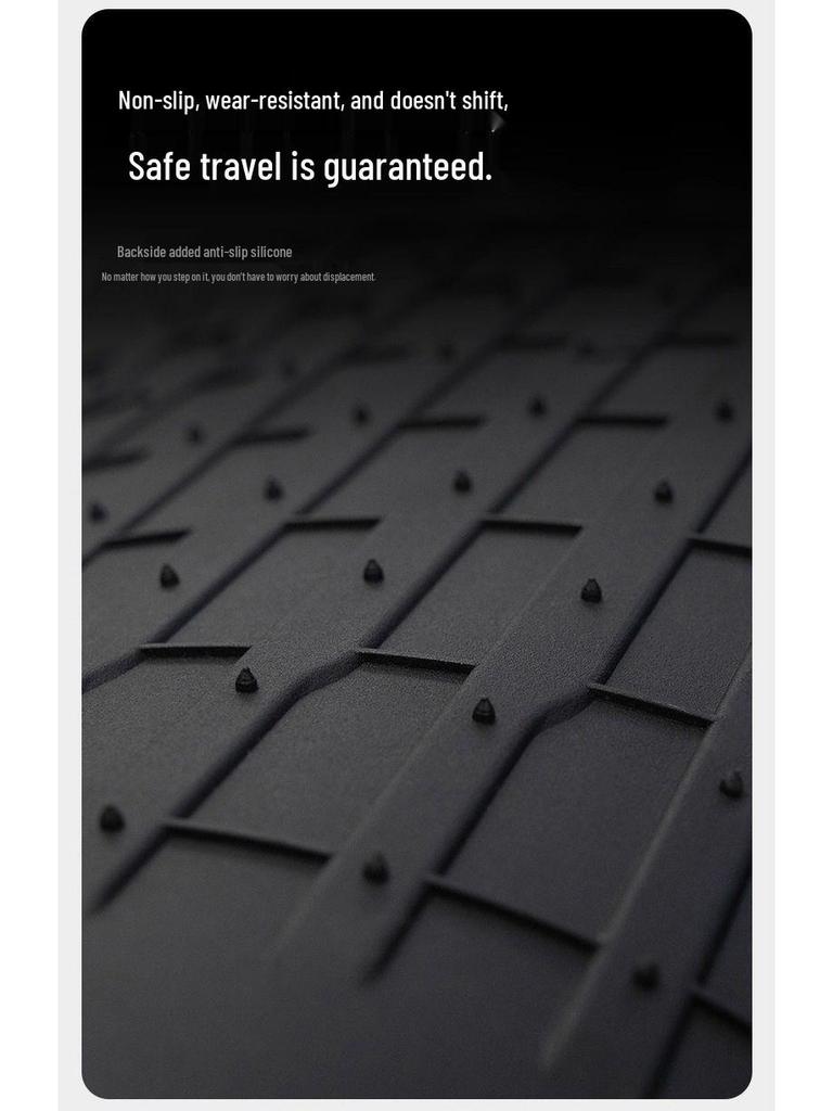 Compatible TPE Foot Pads for Tesla Model Y: Premium Mother-Baby Grade Set