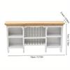 Mini Wall Hanging Cabinet Wooden Display Shelves 1:12 Dollhouse Storage Cabinet  Kids Toys
