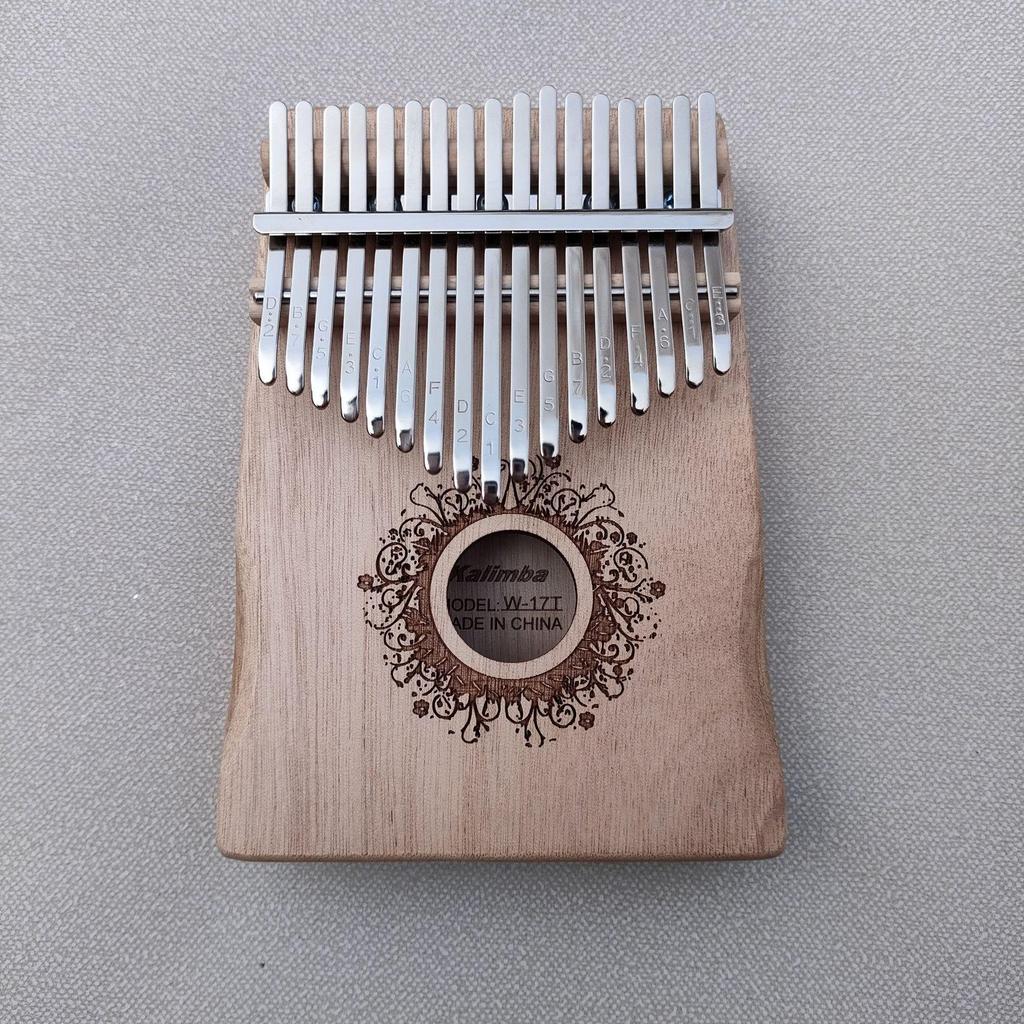 Grenzüberschreitende Kalimba: 17/21-Ton Daumenklavier mit Aufkleber-Etikett