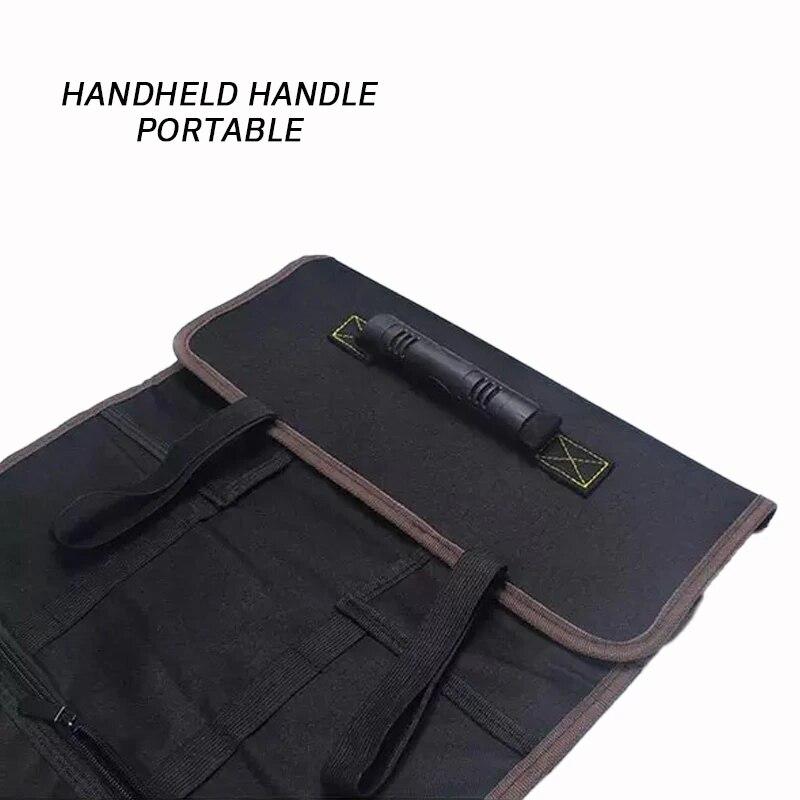 Werkzeugtasche Multifunktional Rollentyp Hohe Qualität Aufbewahrungswerkzeugtasche Elektriker Wartung Verdickt Verschleißfestes Dacron 1 Stück
