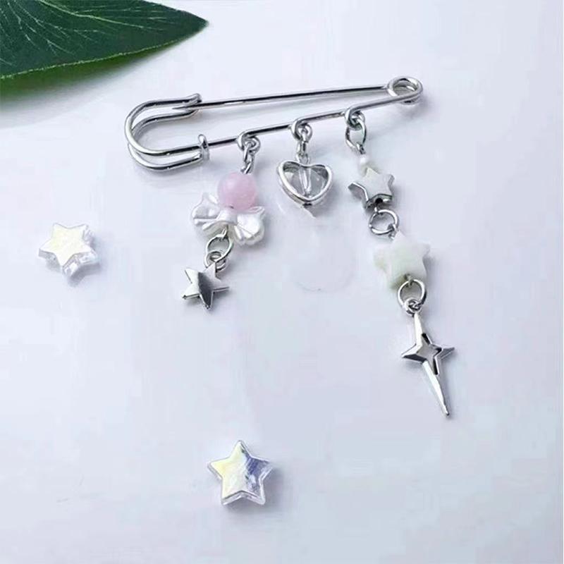 

1 шт., украшение для сумочки, аксессуар, уникальная смоляная звезда, булавка, кулон, бисерная брошь, булавка, стильная сумка, подвесные украшения для женщин и девочек as the picture