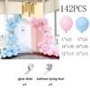 Pastel Pink Blue Balloons Arch Kit Baby Blue Pink Balloon Garladn Boy Girl Baby Shower Gender Reveal Birthday Party Decoration